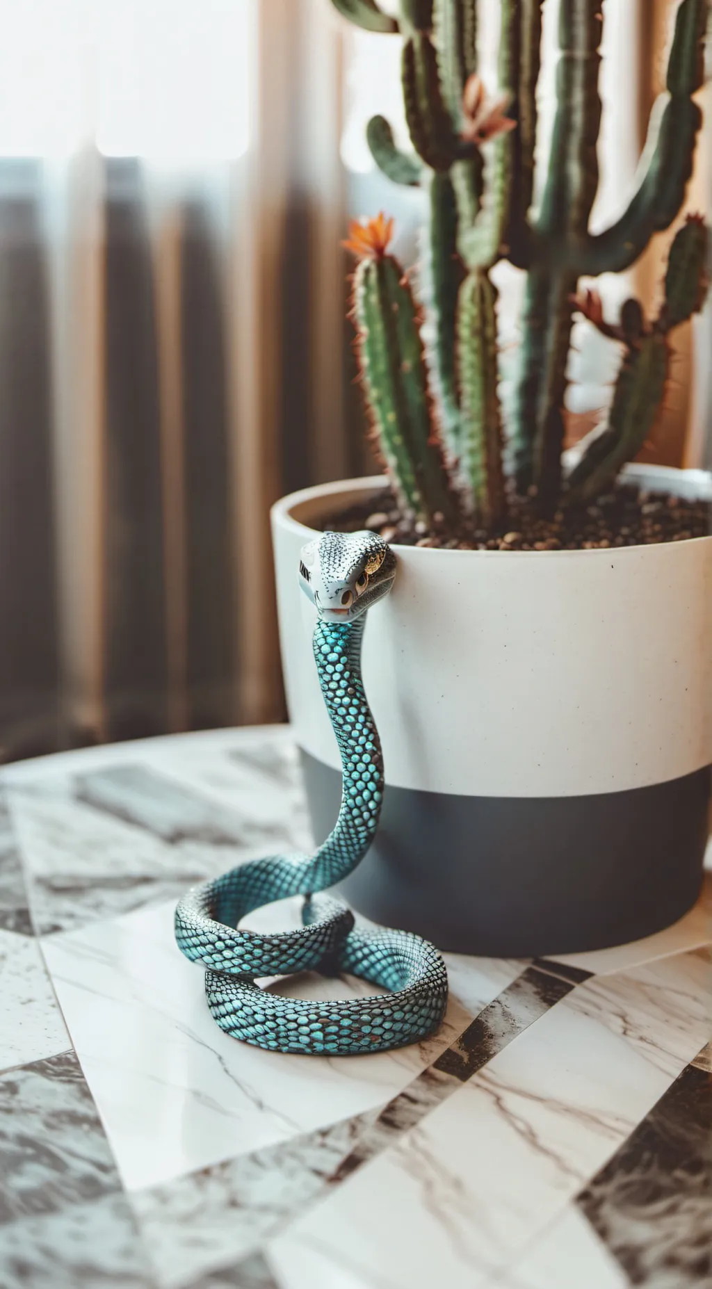 ai character: Snake& Cactus song background