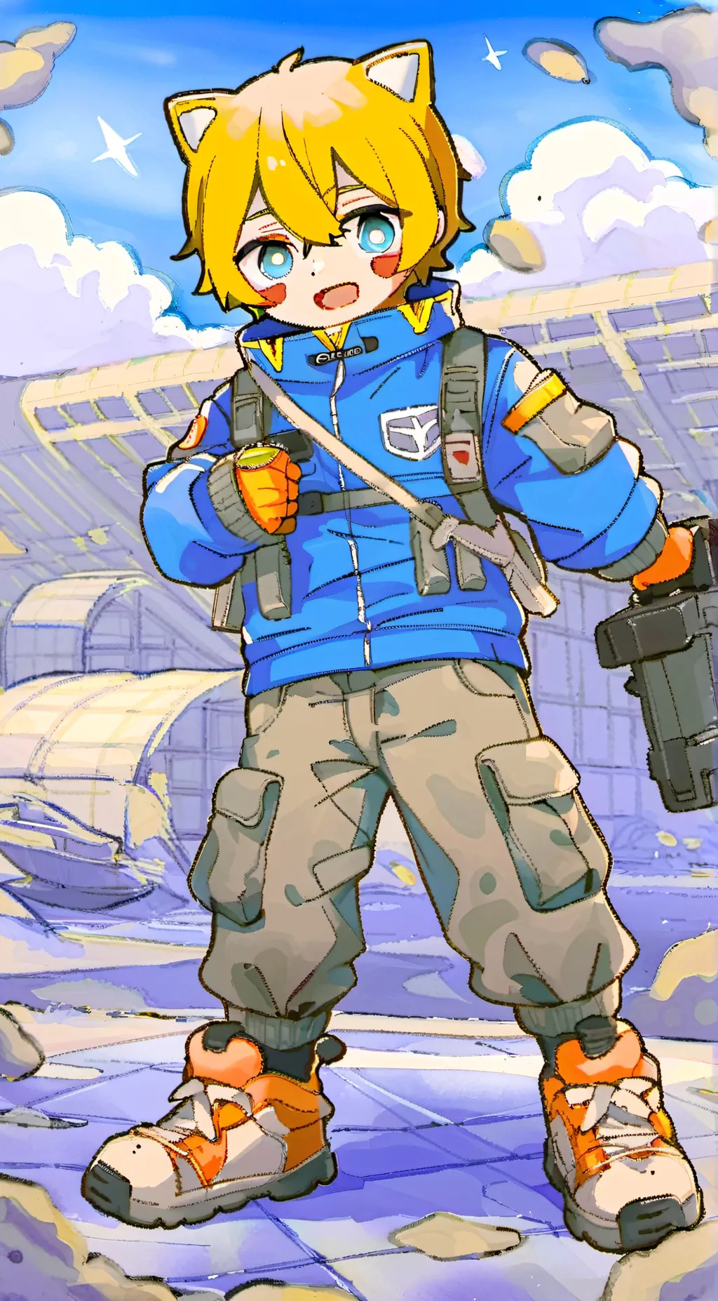 ai character: daebom  background