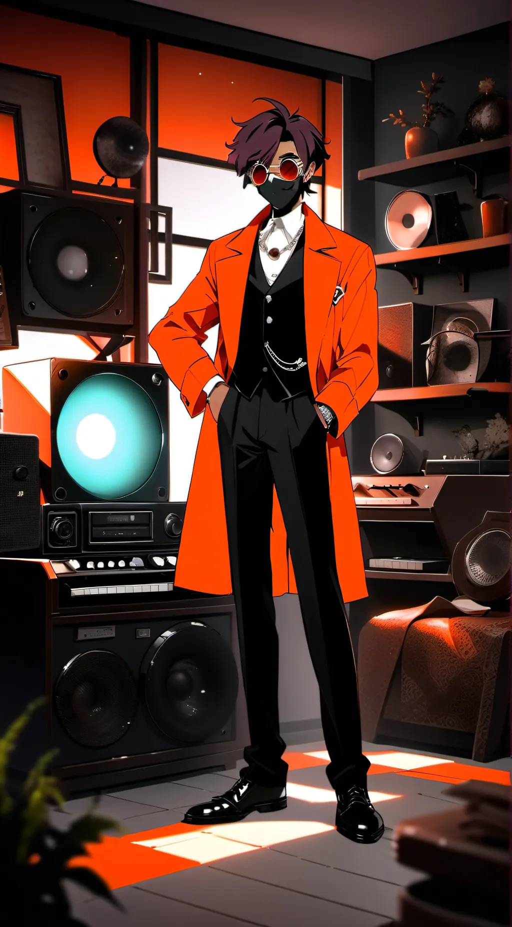 ai character: RadioAngel background