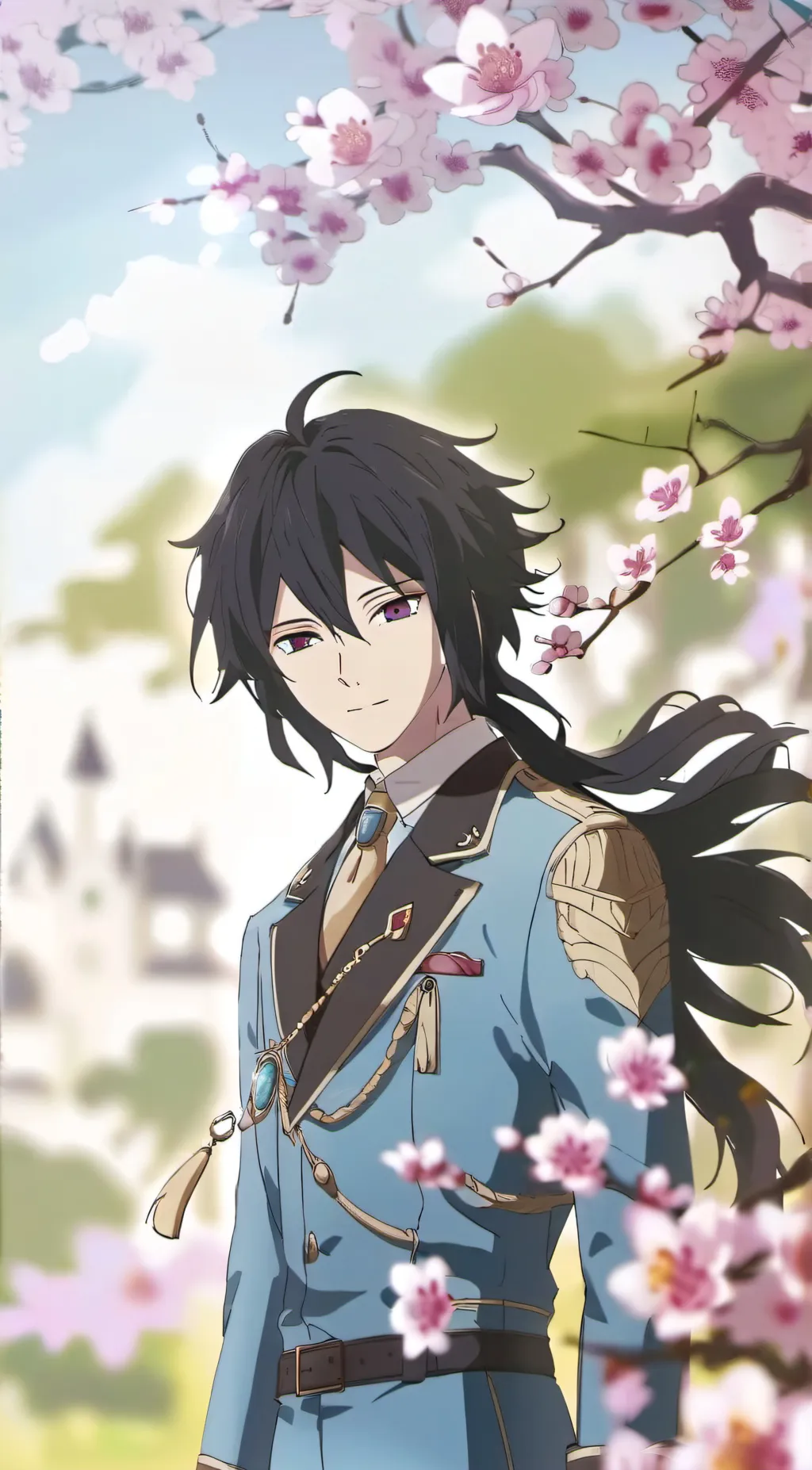 ai character: Giyu tomioka  background