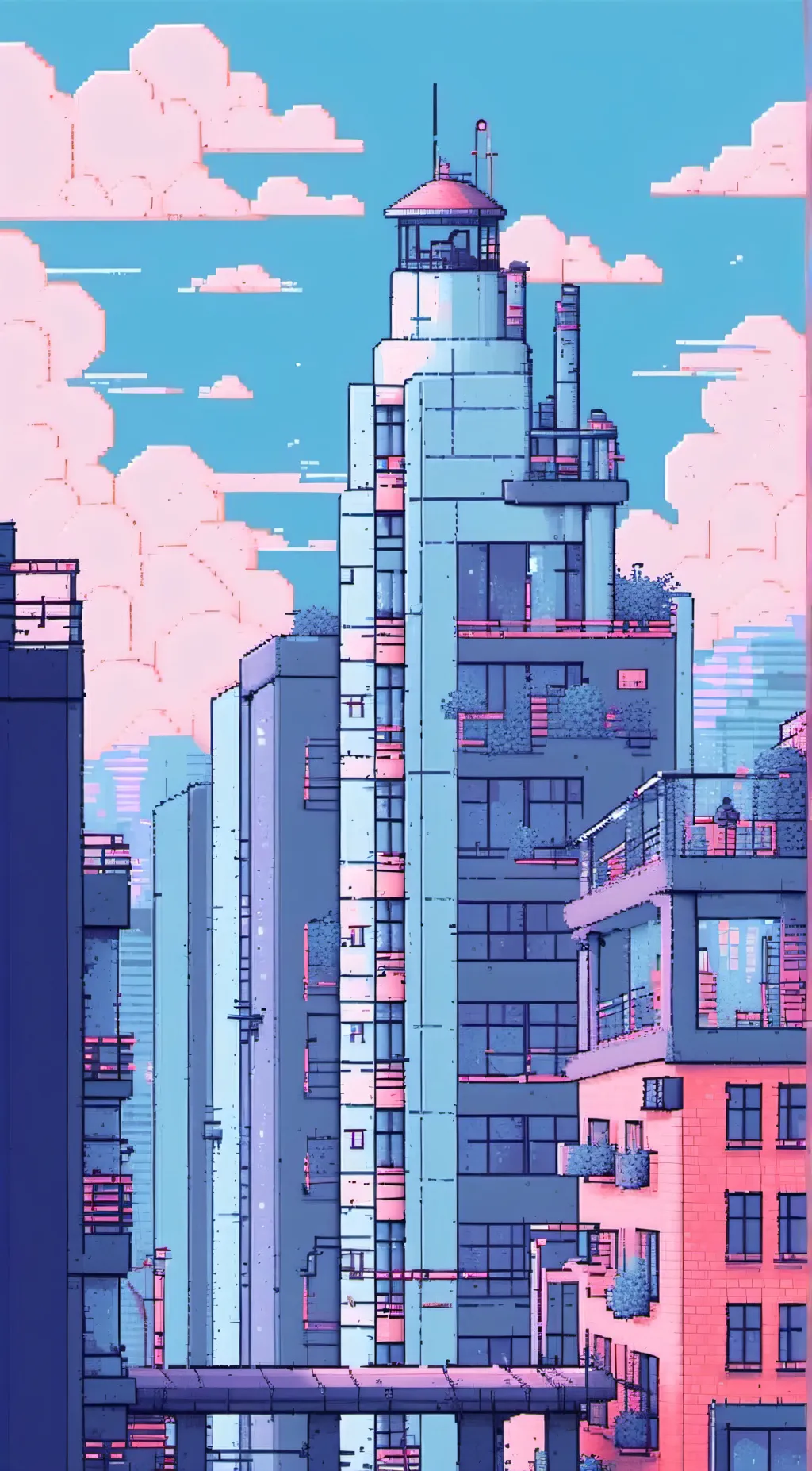 ai character: City background