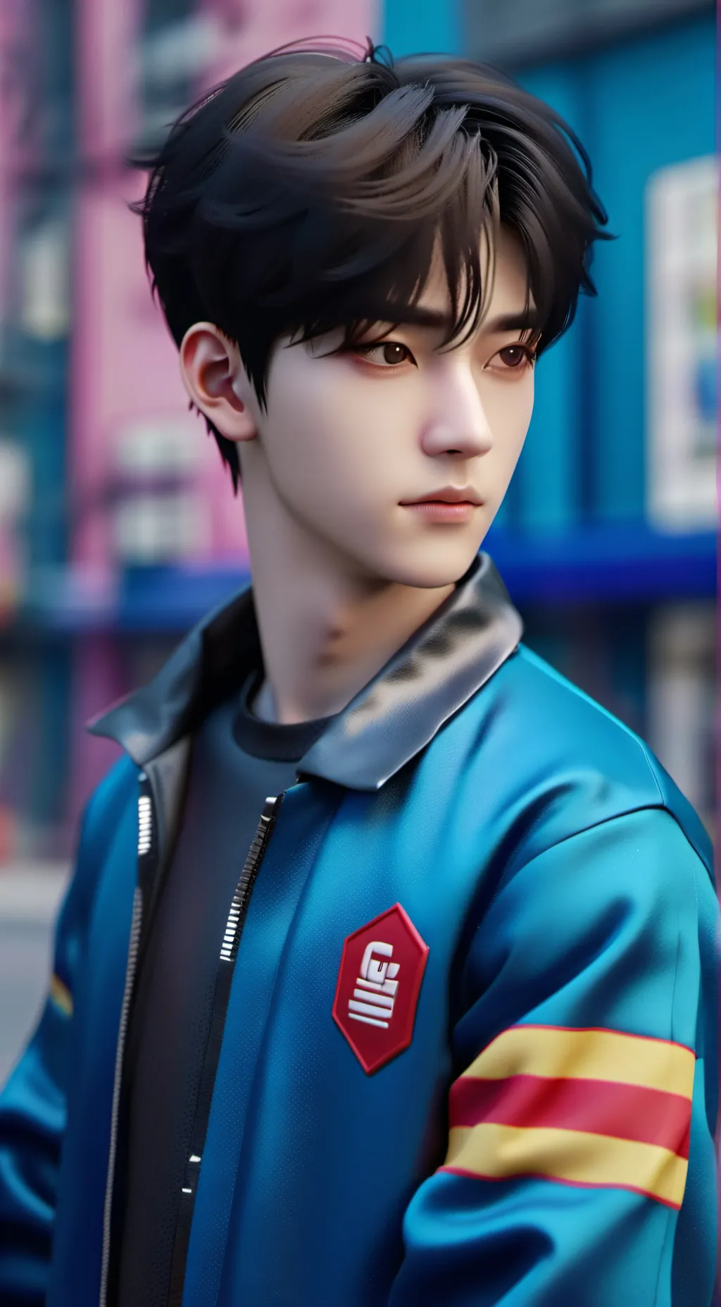 ai character: Enhypen  background