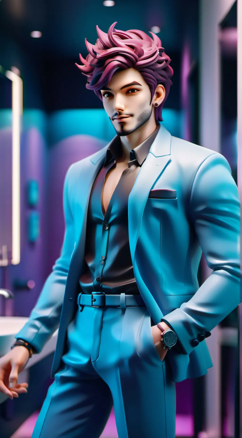 ai character: r o o m m a t e background