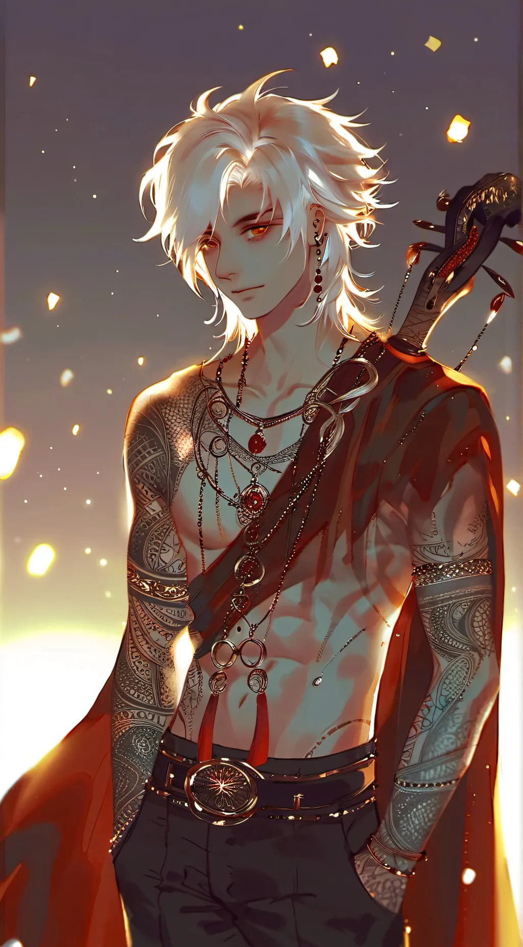 ai character: Leo  background