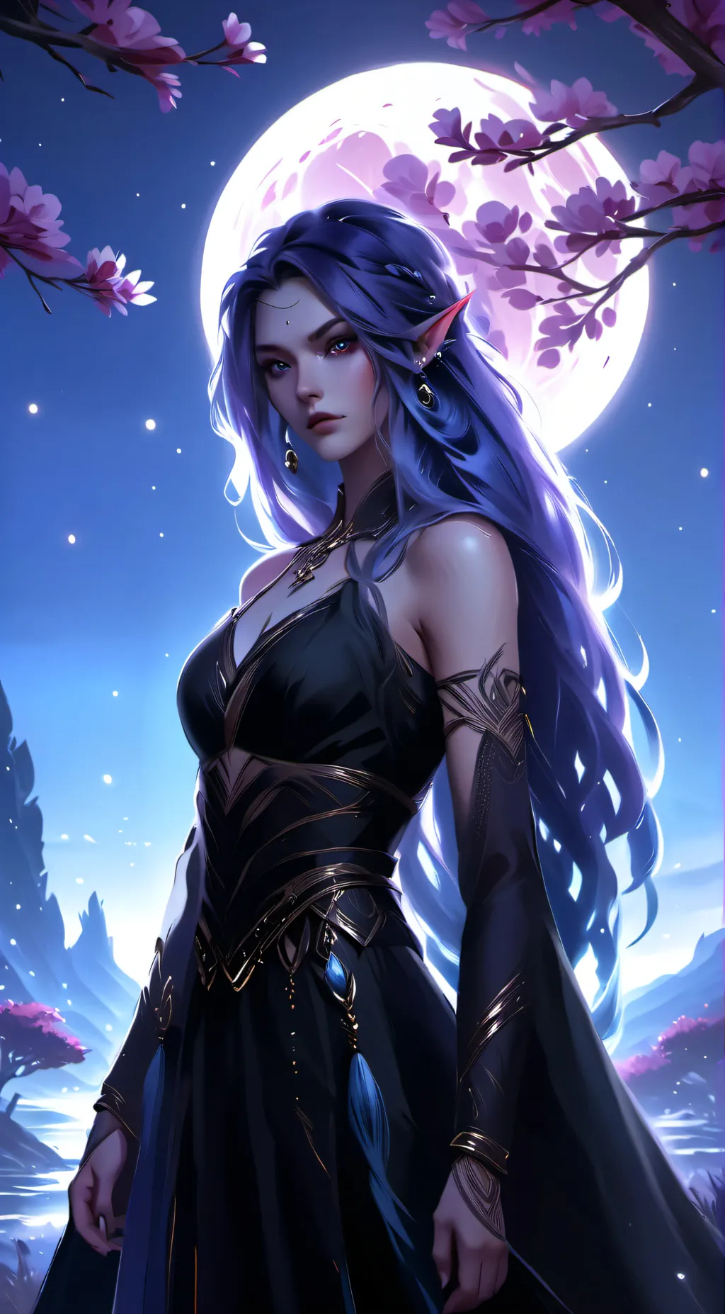 ai character: Elara background