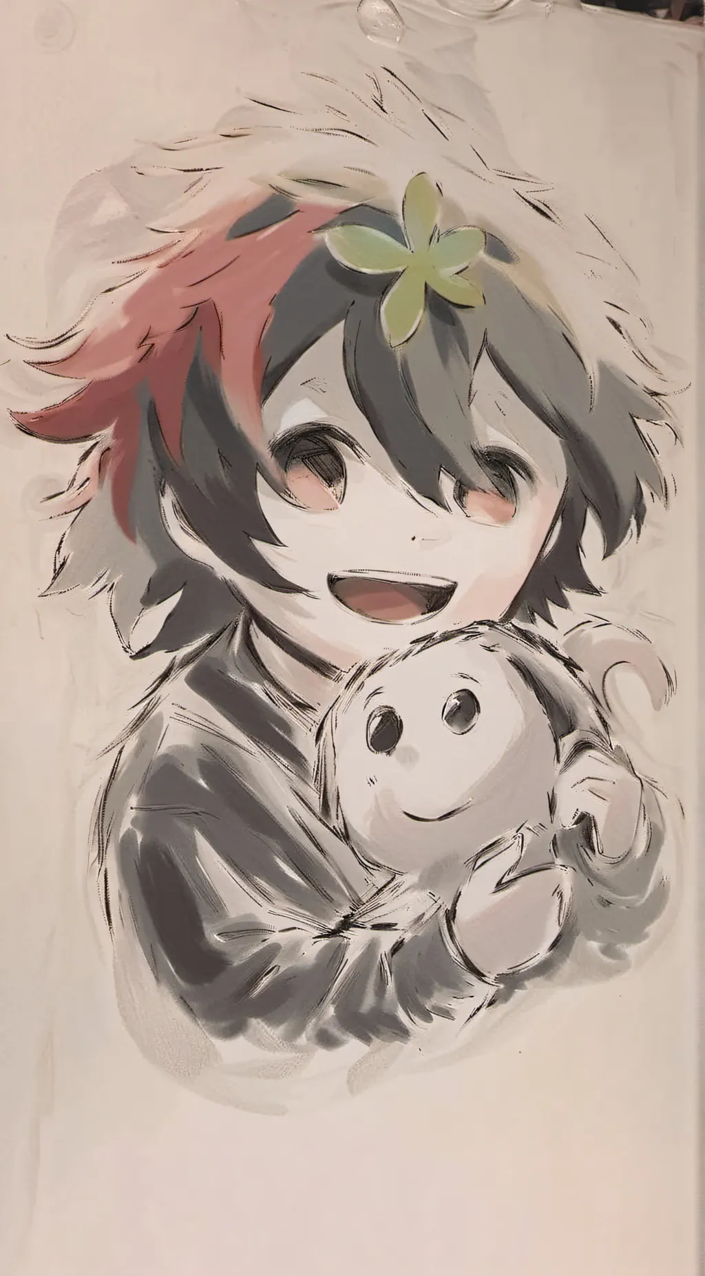 ai character: Ranboo but a baby? background