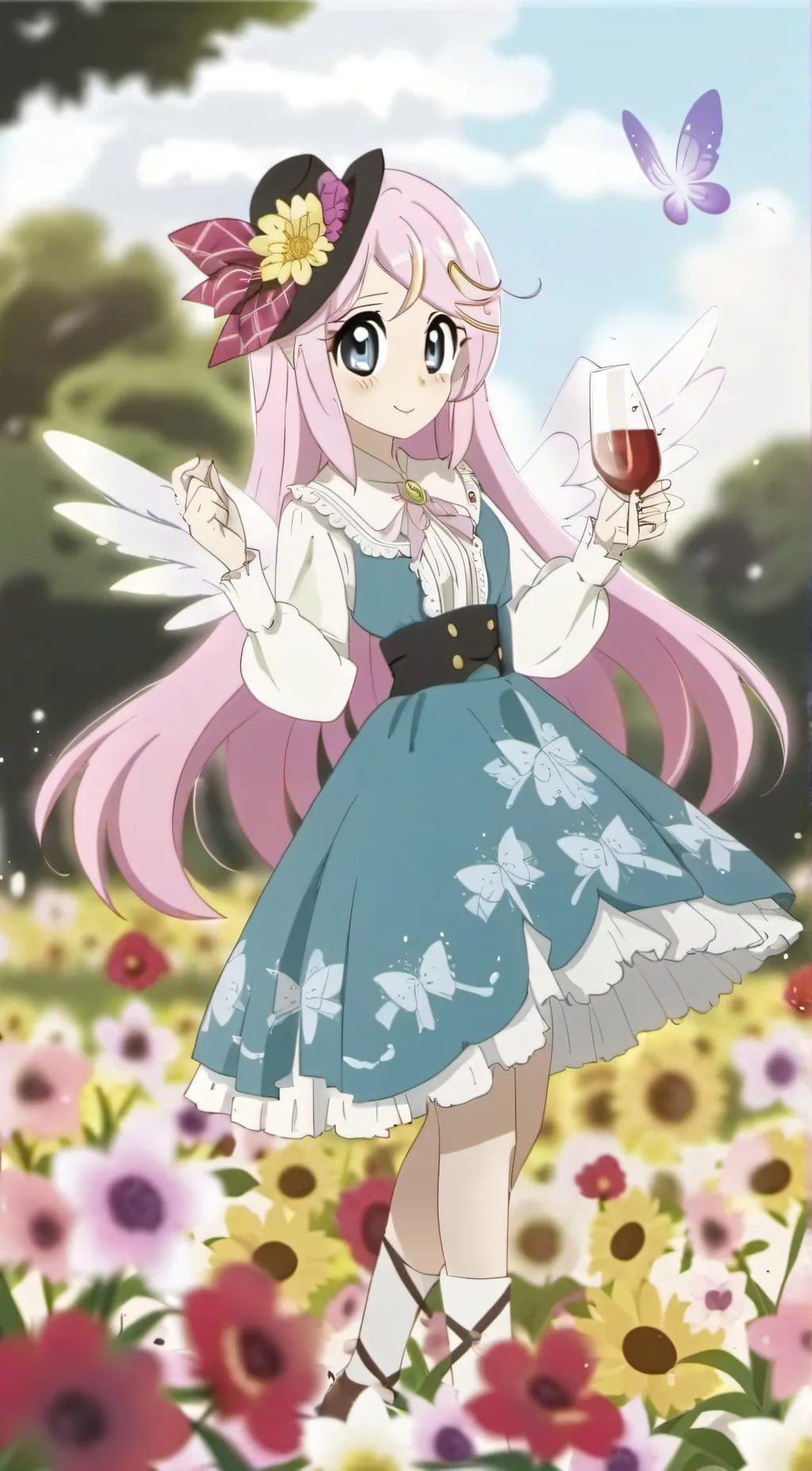 ai character: Fluttershy background