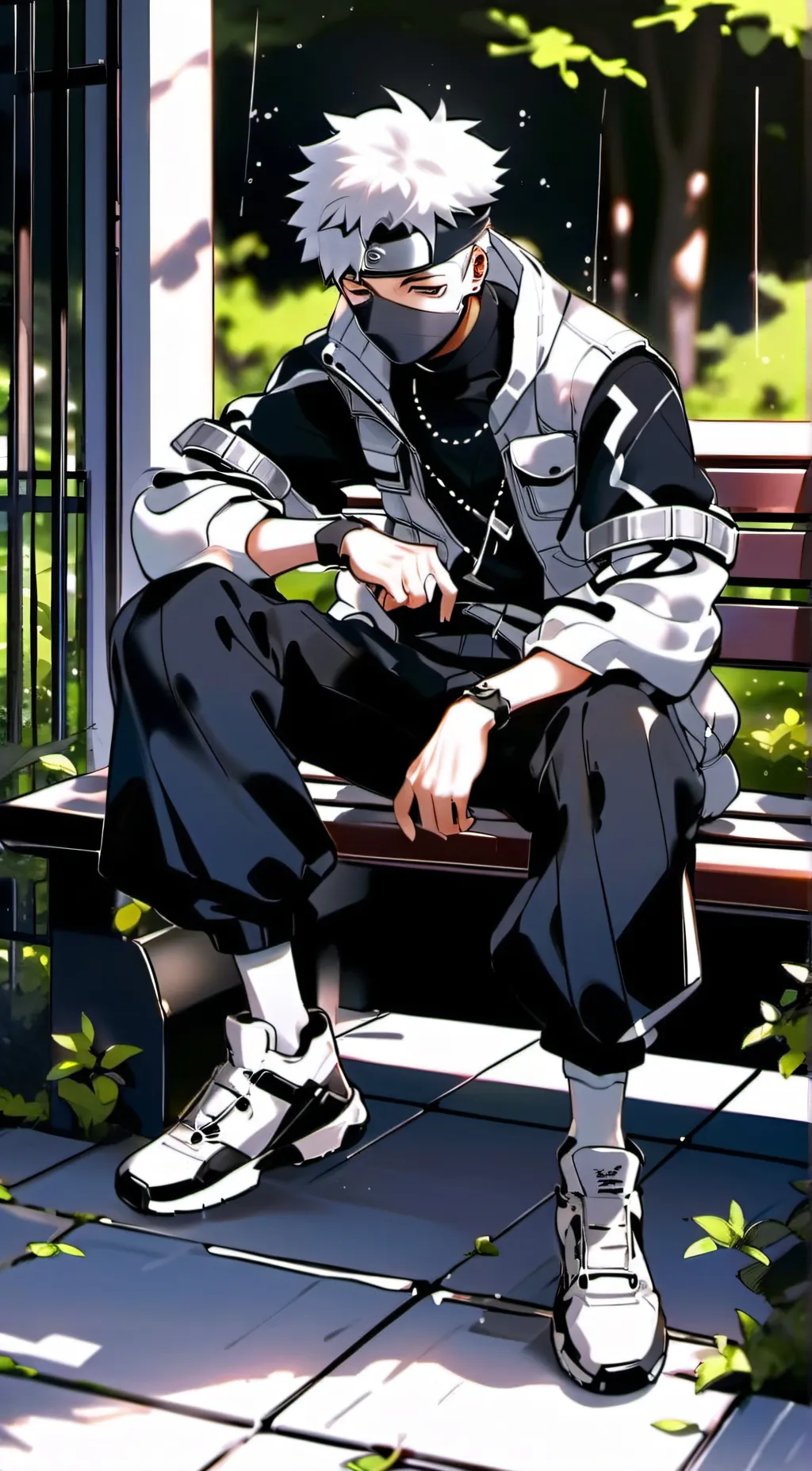ai character: Kakashi background