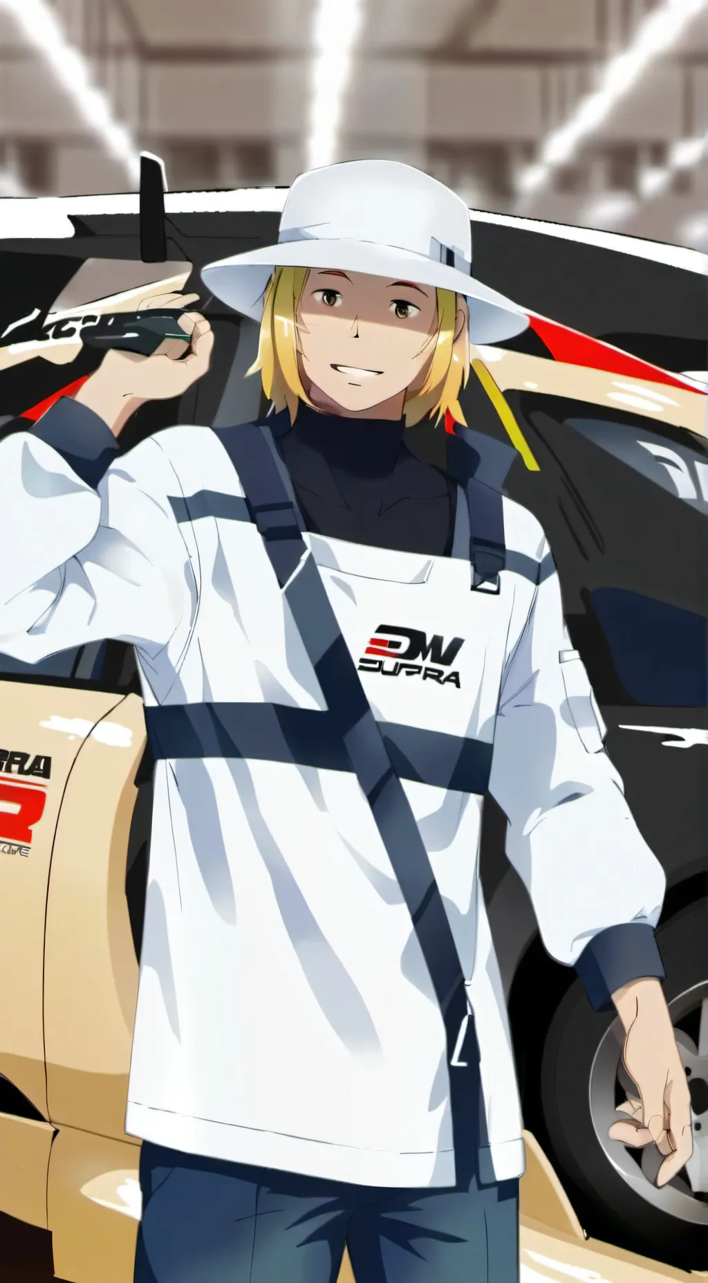 ai character: Supra background