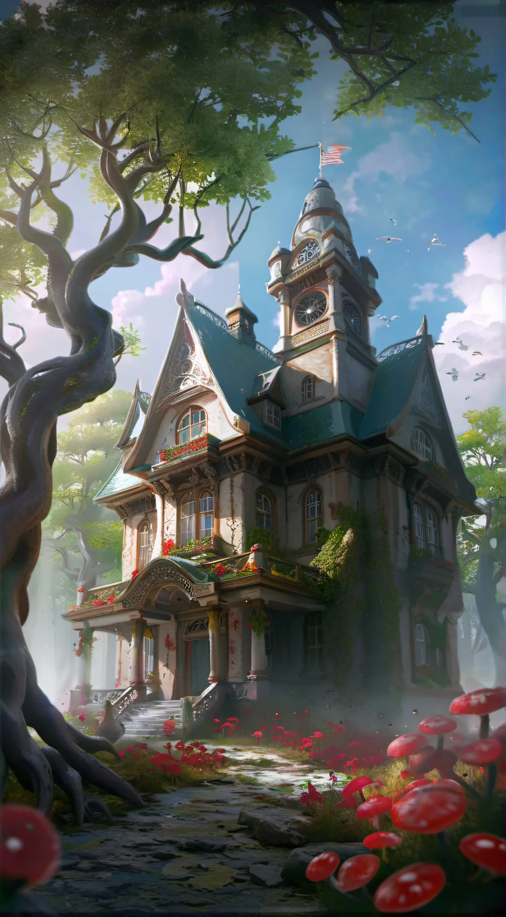 ai character: School of Magic background