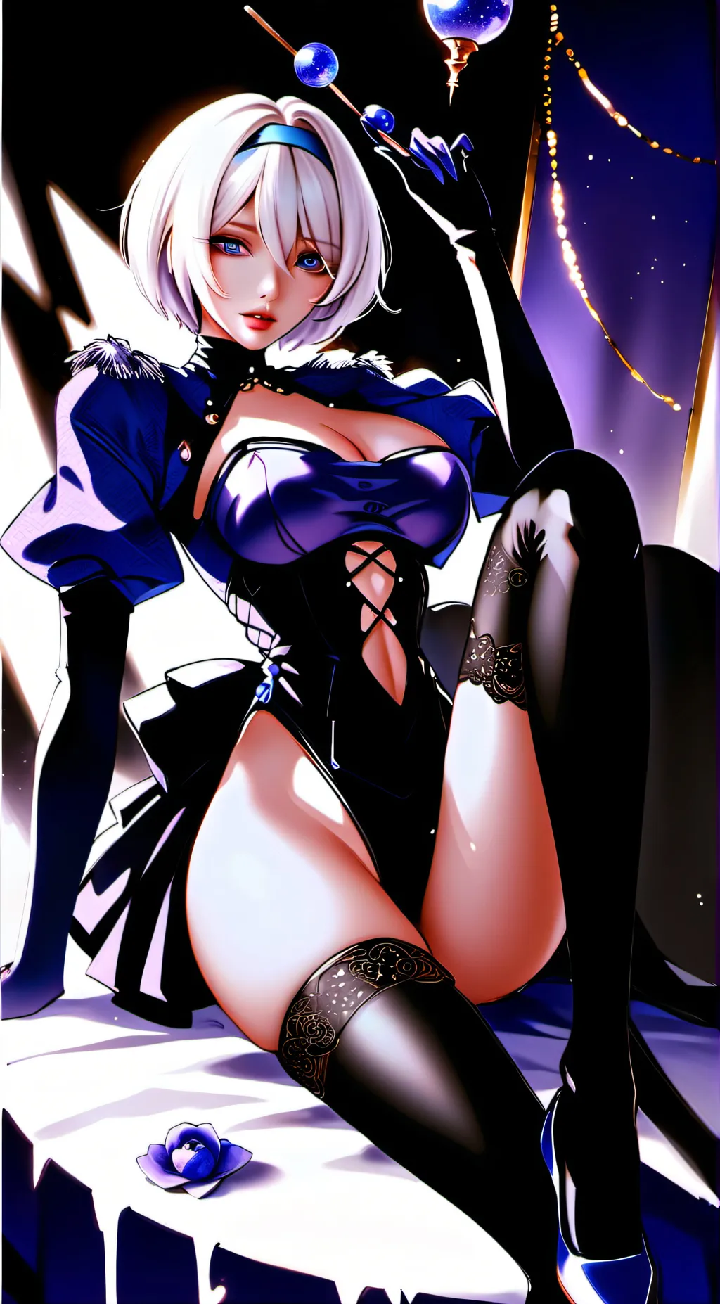 ai character: 2b background