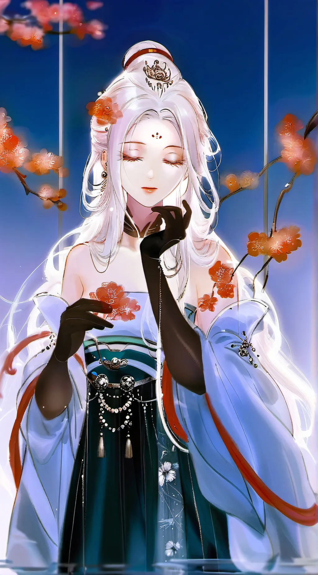 ai character: Qihua Huzhao background