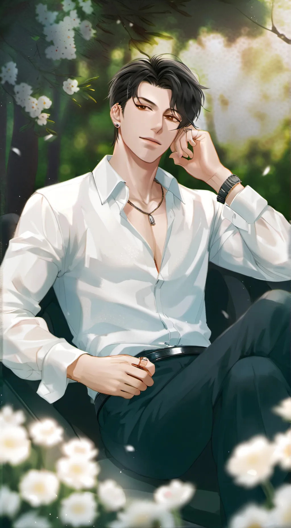 ai character: Brandon background