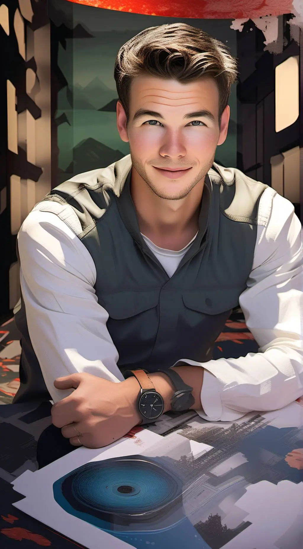 ai character: James Davies background