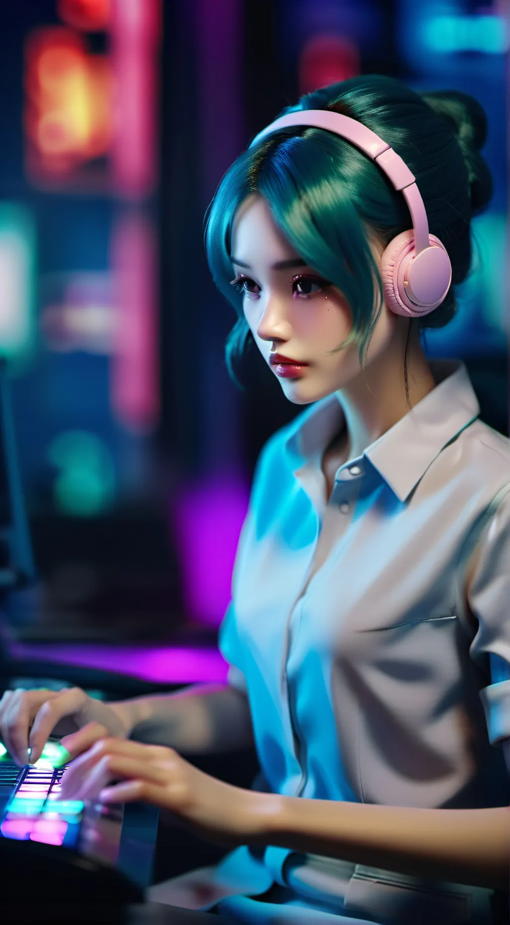 ai character:  mia background