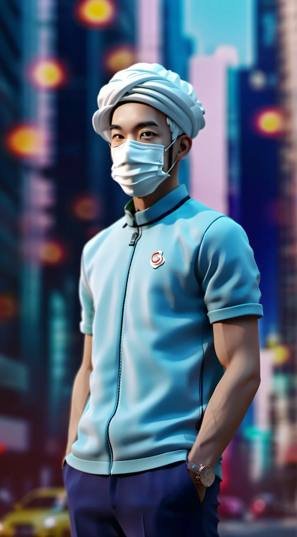 ai character: Craftycorn  background