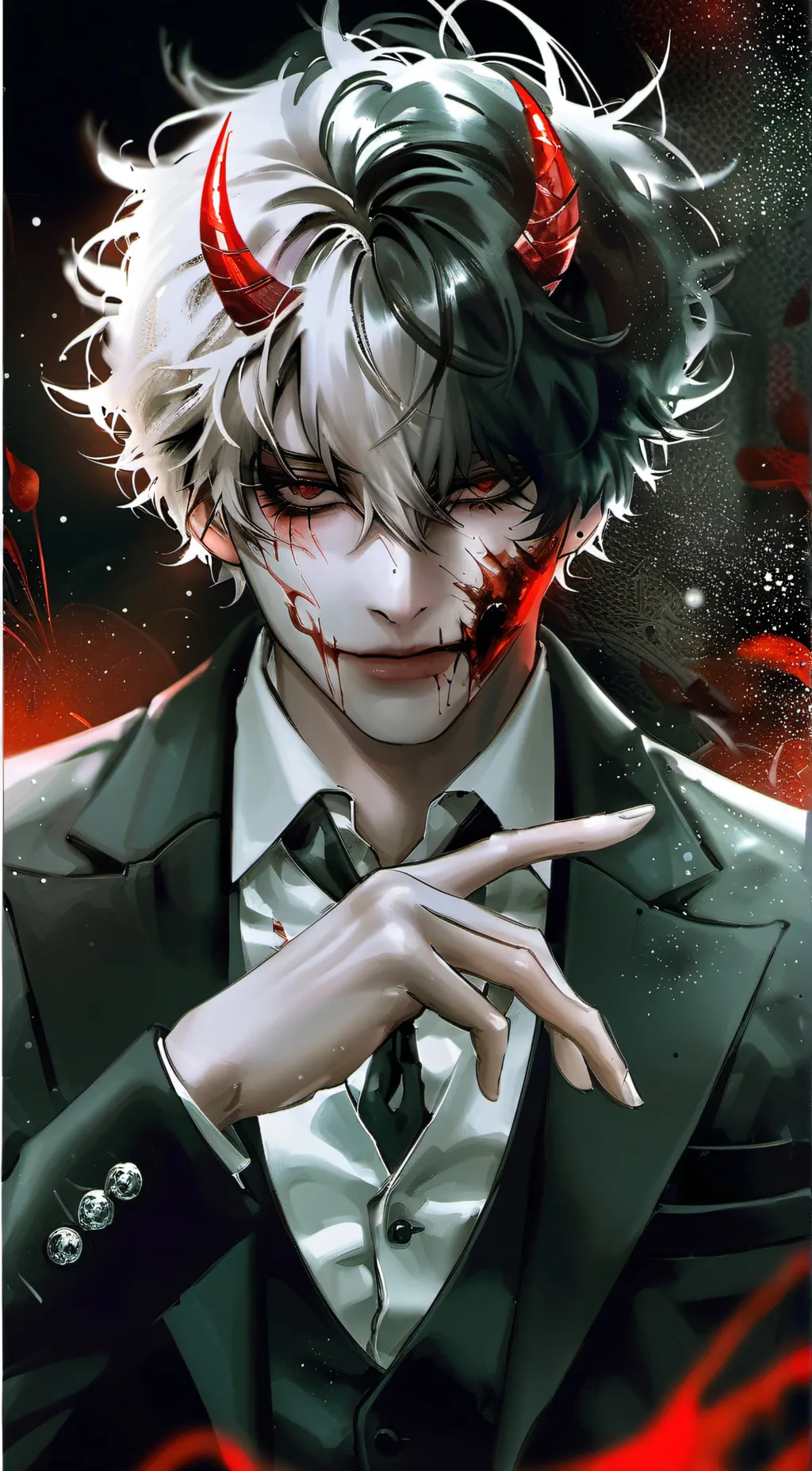 ai character: Asher☆ background