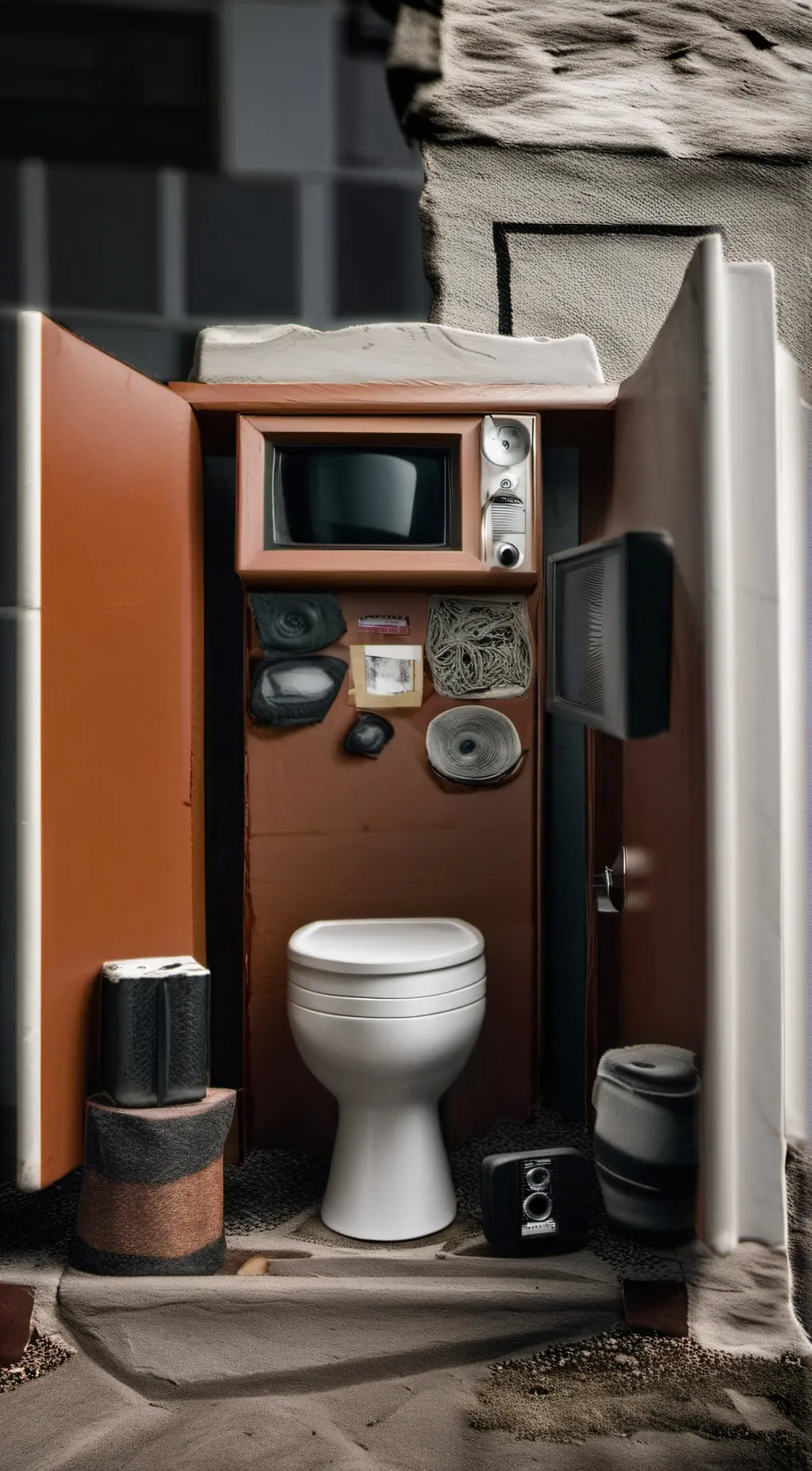 ai character: camera PARISETE  background