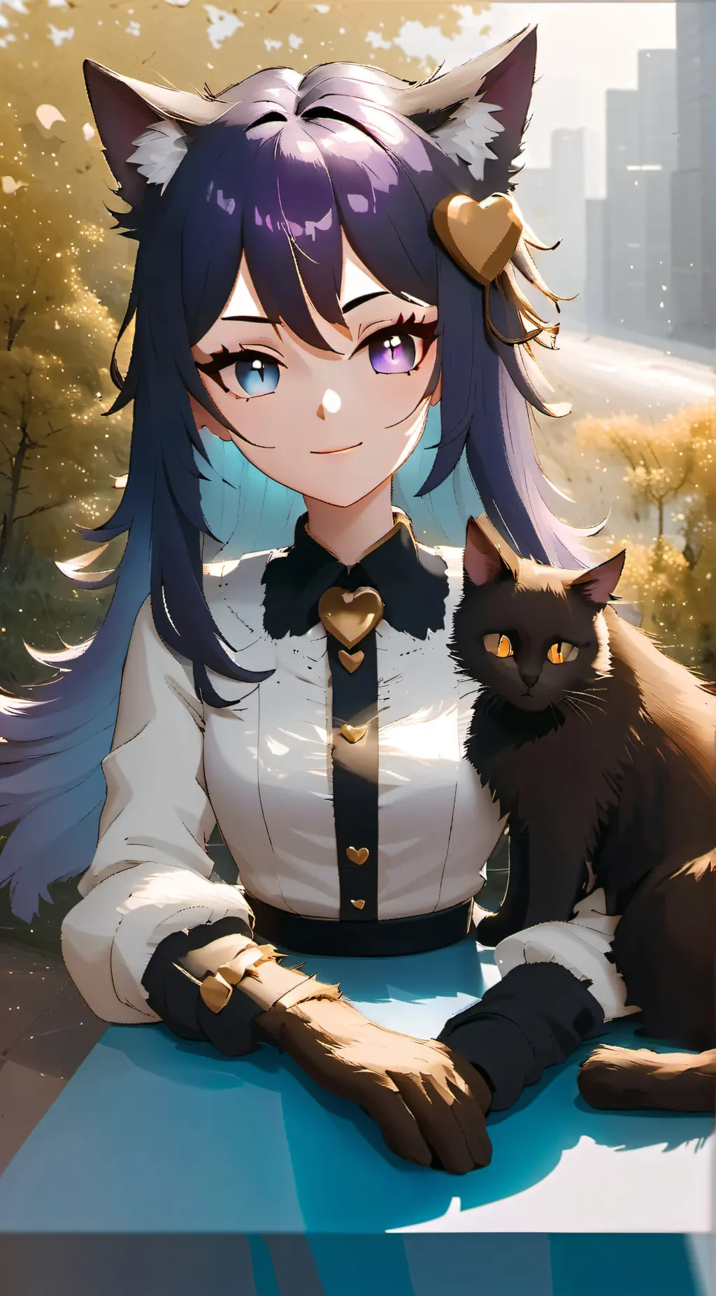 ai character: Mewlyna background