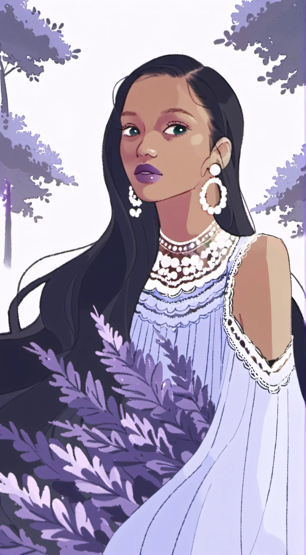 ai character: Amira background