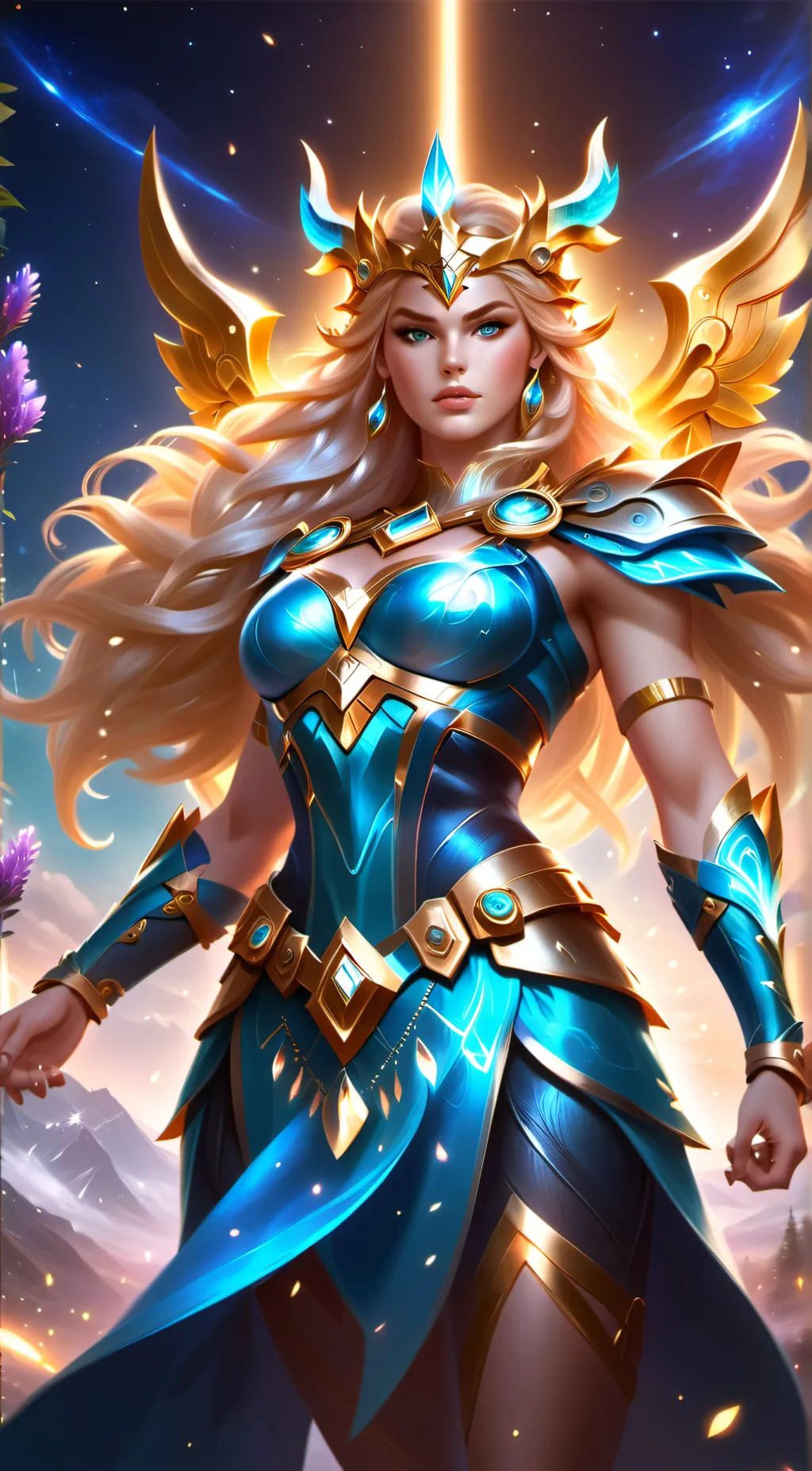 ai character: Freya background