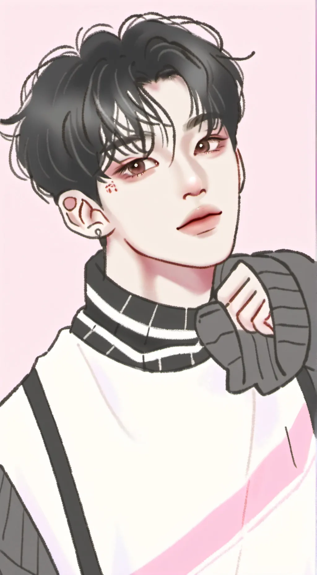 ai character: hyunjin (skz) background