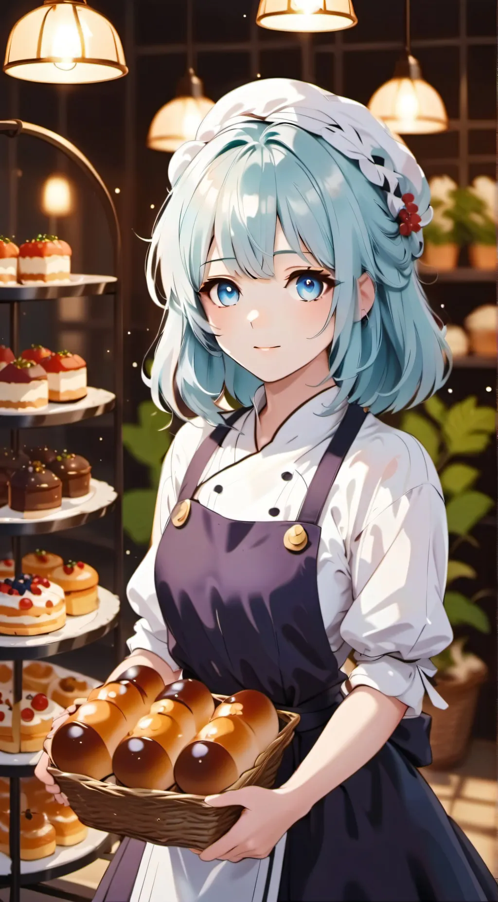 ai character: Miley  background