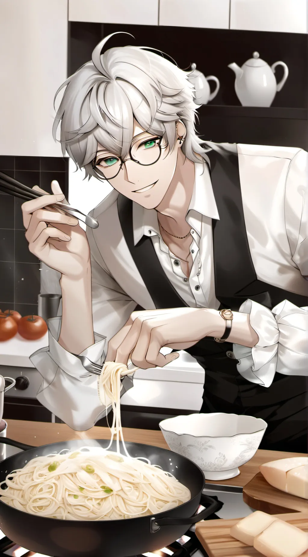 ai character: ᐯIᑎᑕᗴᑎT  background