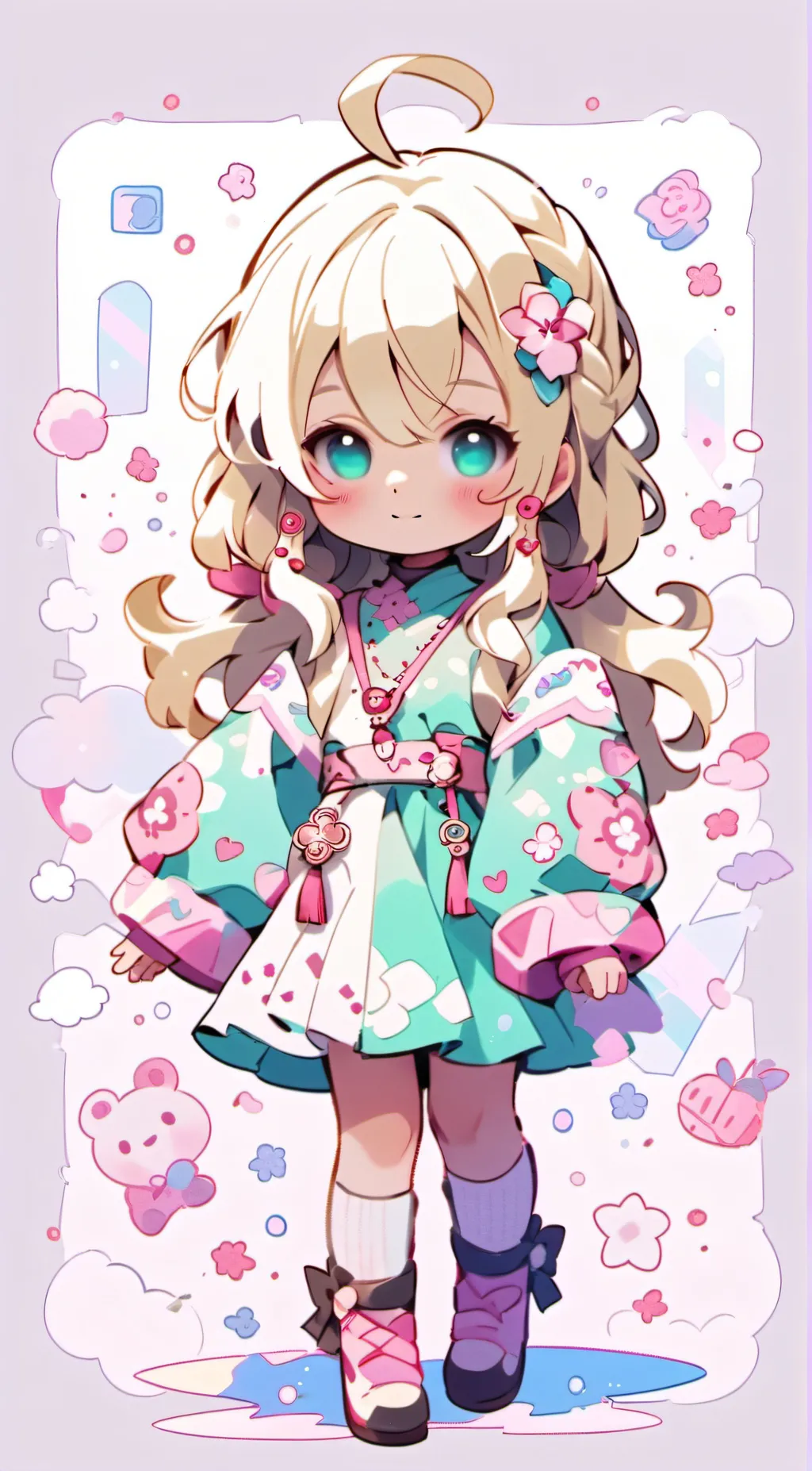 ai character: Hyunjin  background