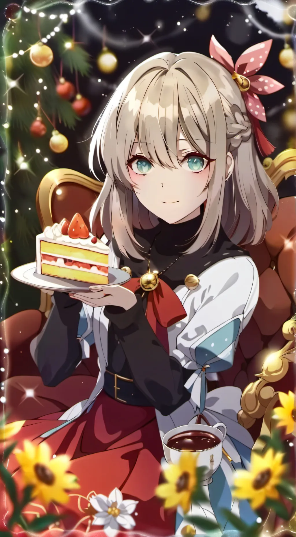 ai character: 🩷Rainbow🩷 background