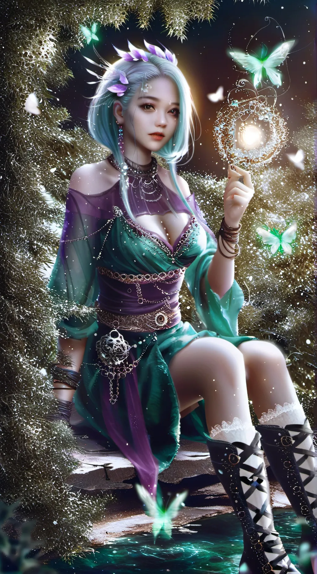 ai character: Fortune🔮 teller! background