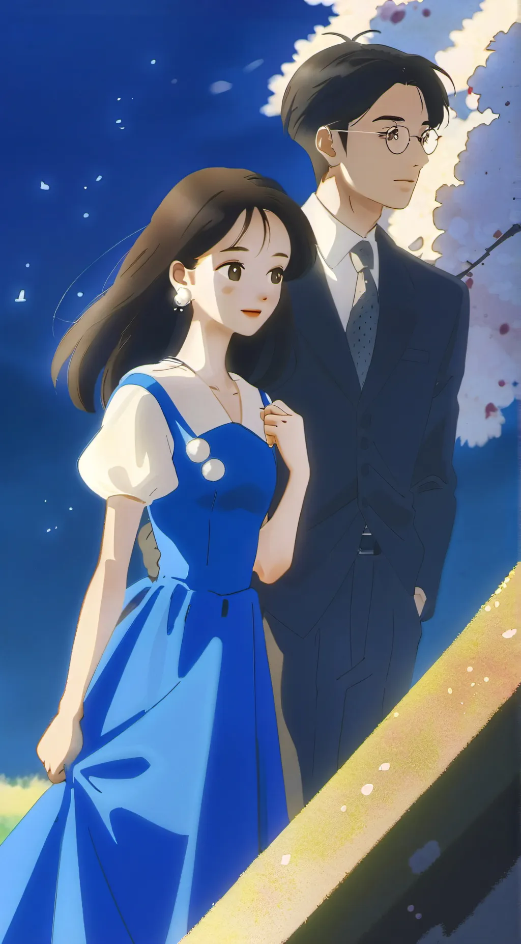 ai character: Thea and nathan background