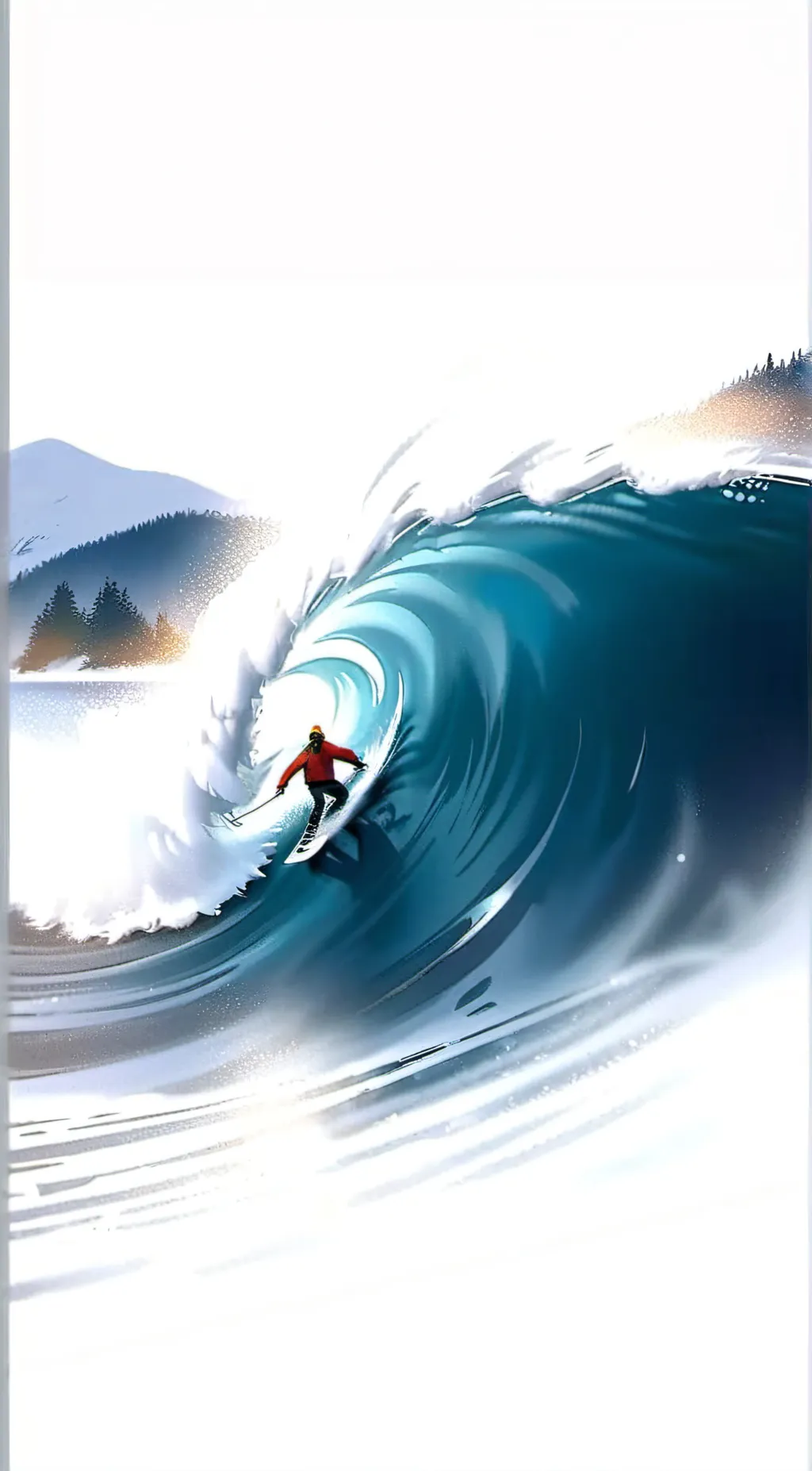 ai character: pencil  crew ✏ background