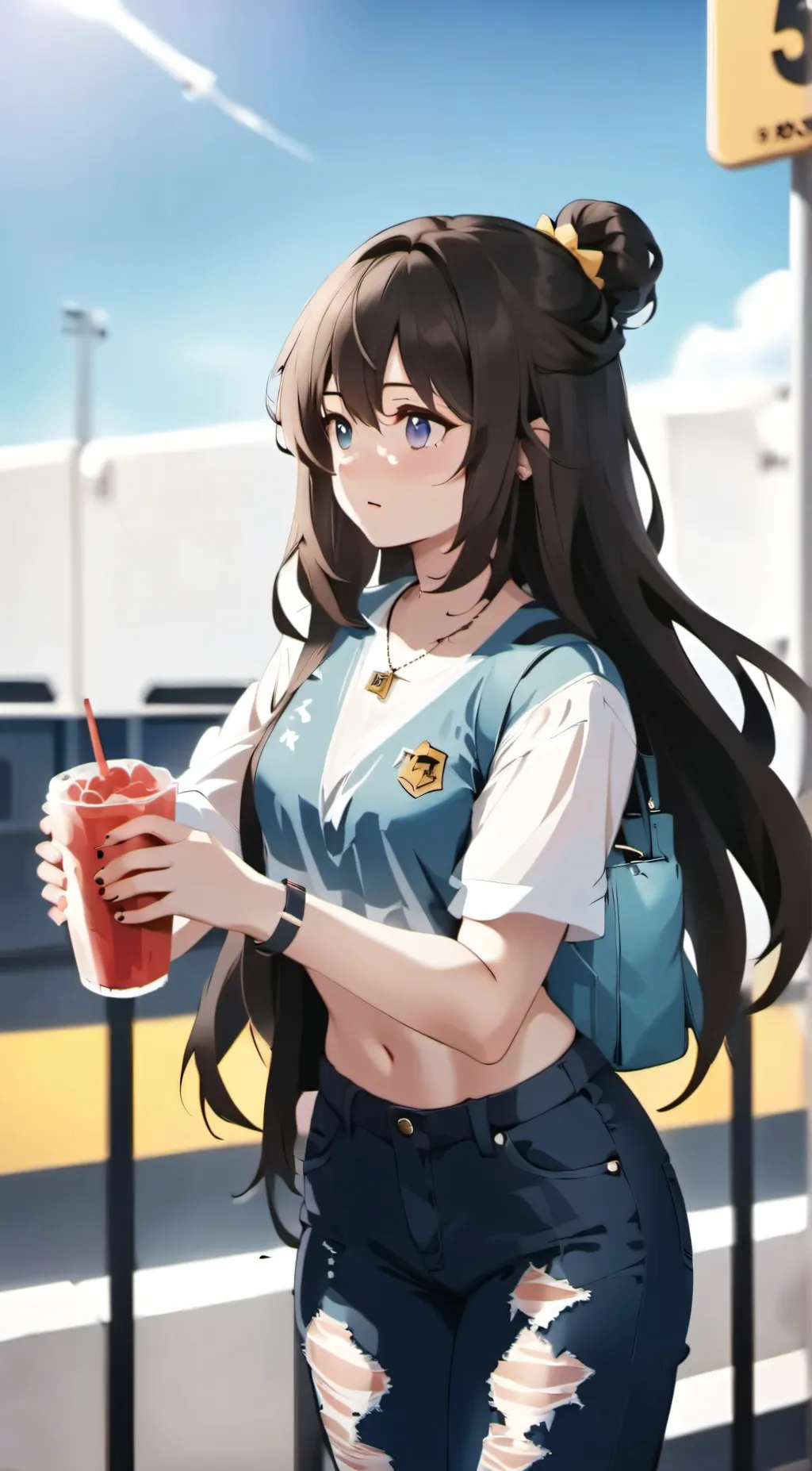 ai character: Maddy background