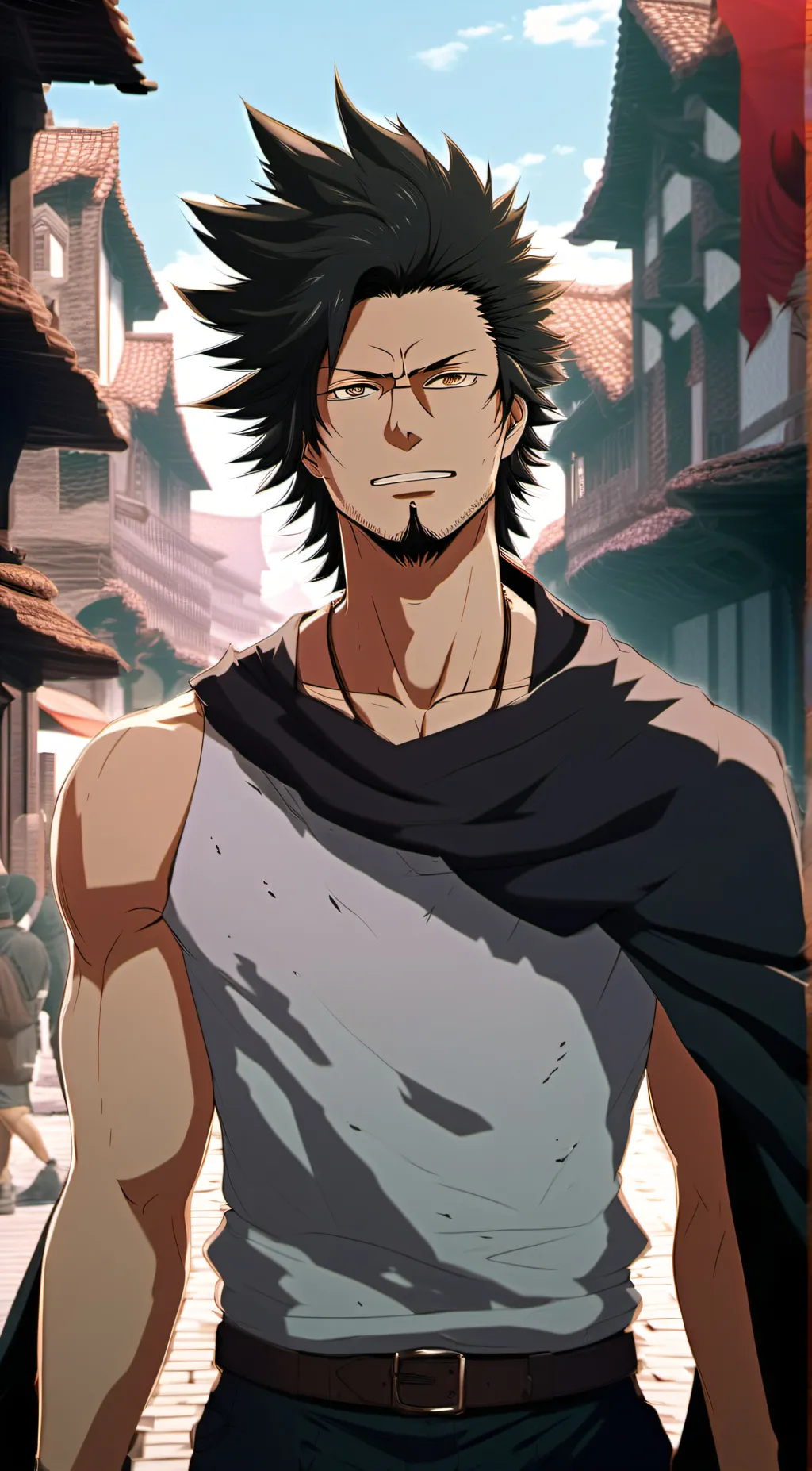 ai character: Yami Sukehiro background