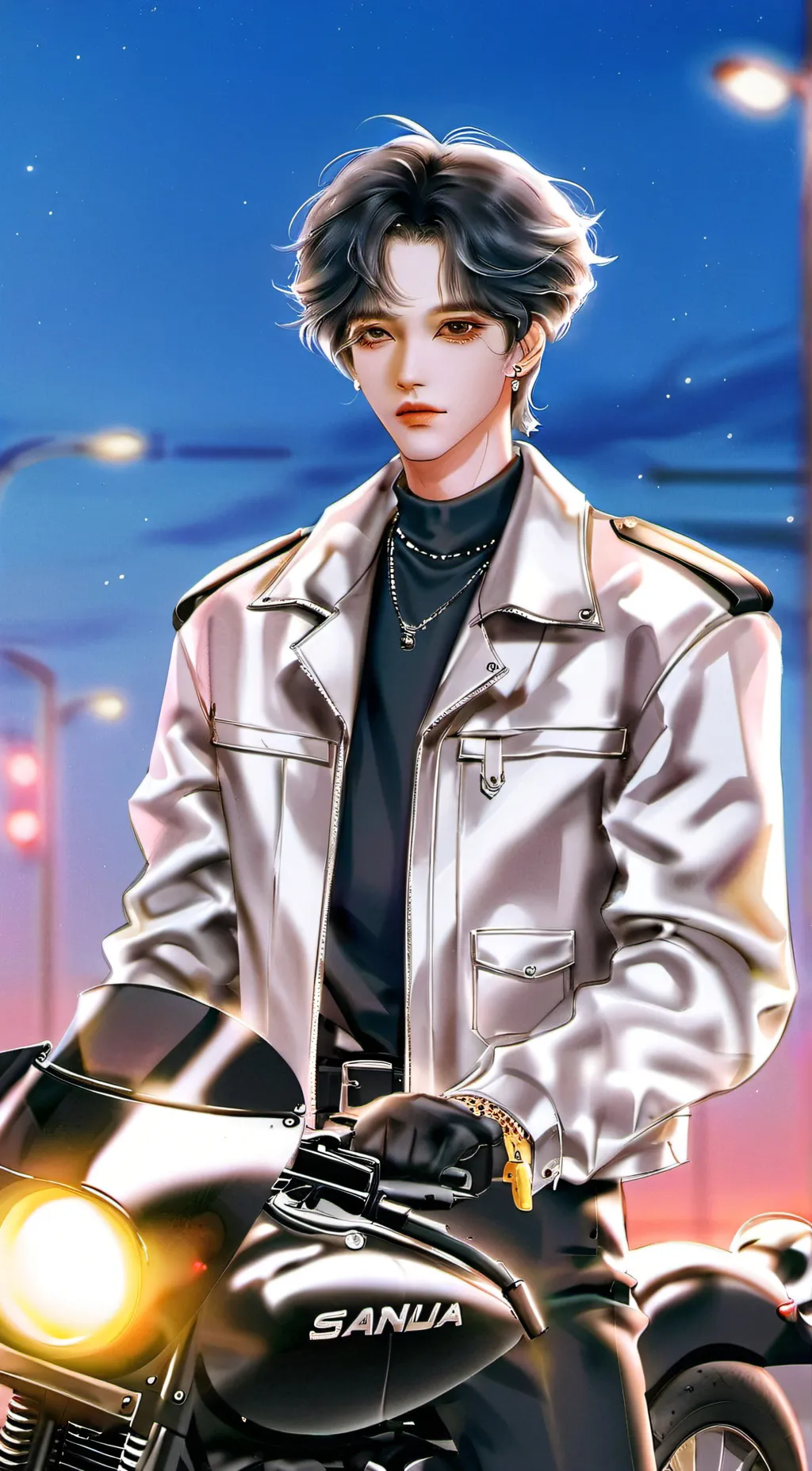 ai character: Aaron  background