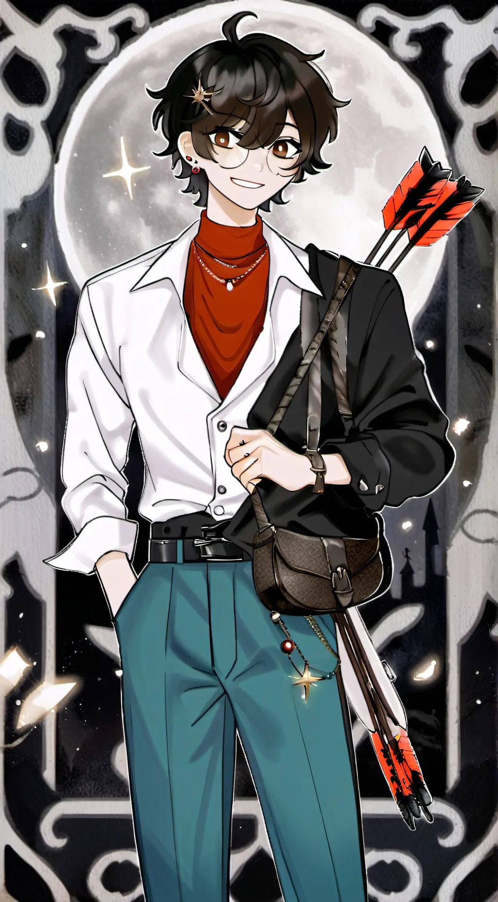 ai character: alive mark background