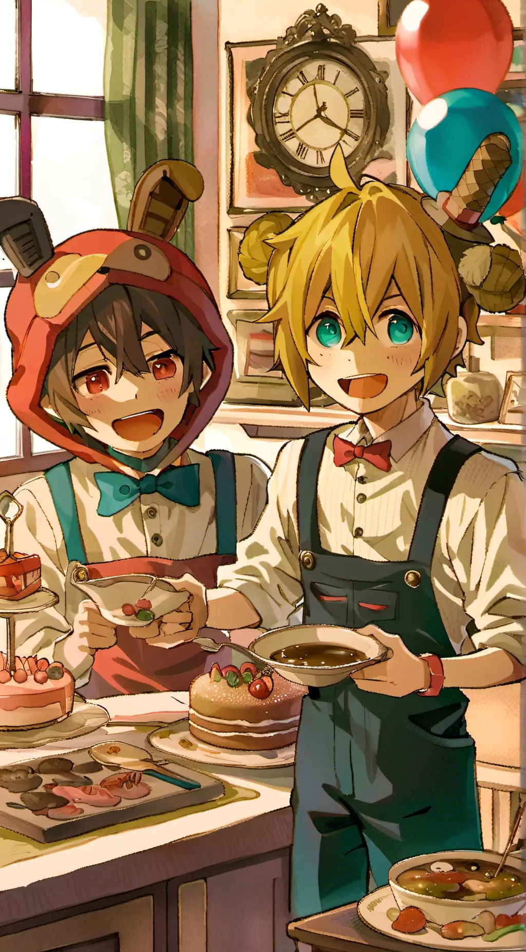 ai character: Fnaf 2 background