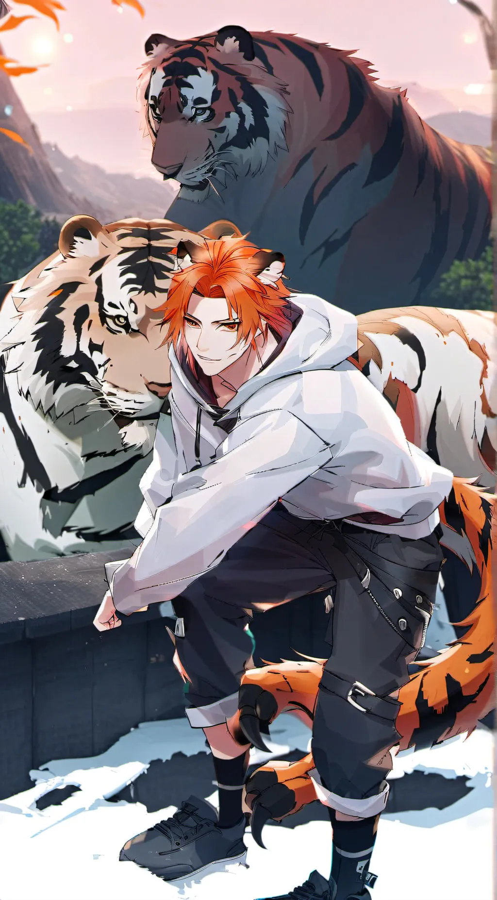 ai character: kuki ♥ background