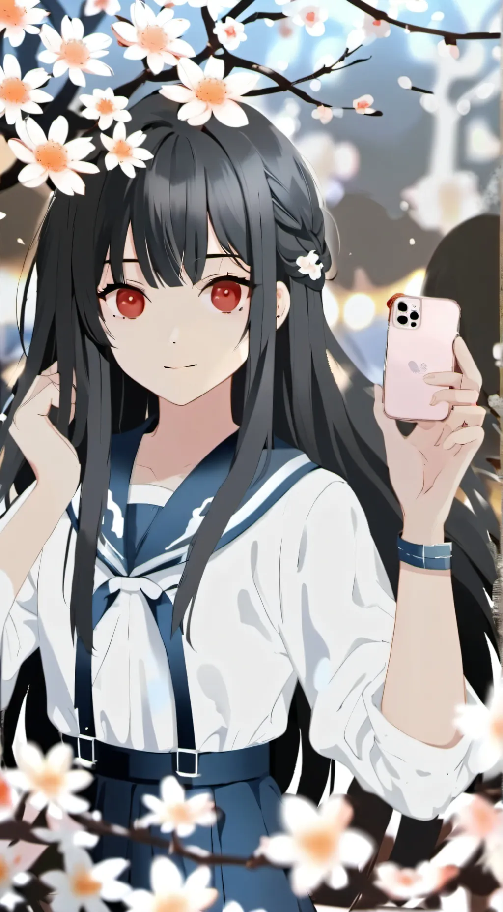 ai character: Yumi shiraishi background