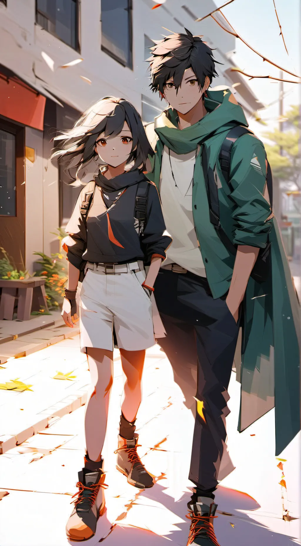 ai character: good boy  background