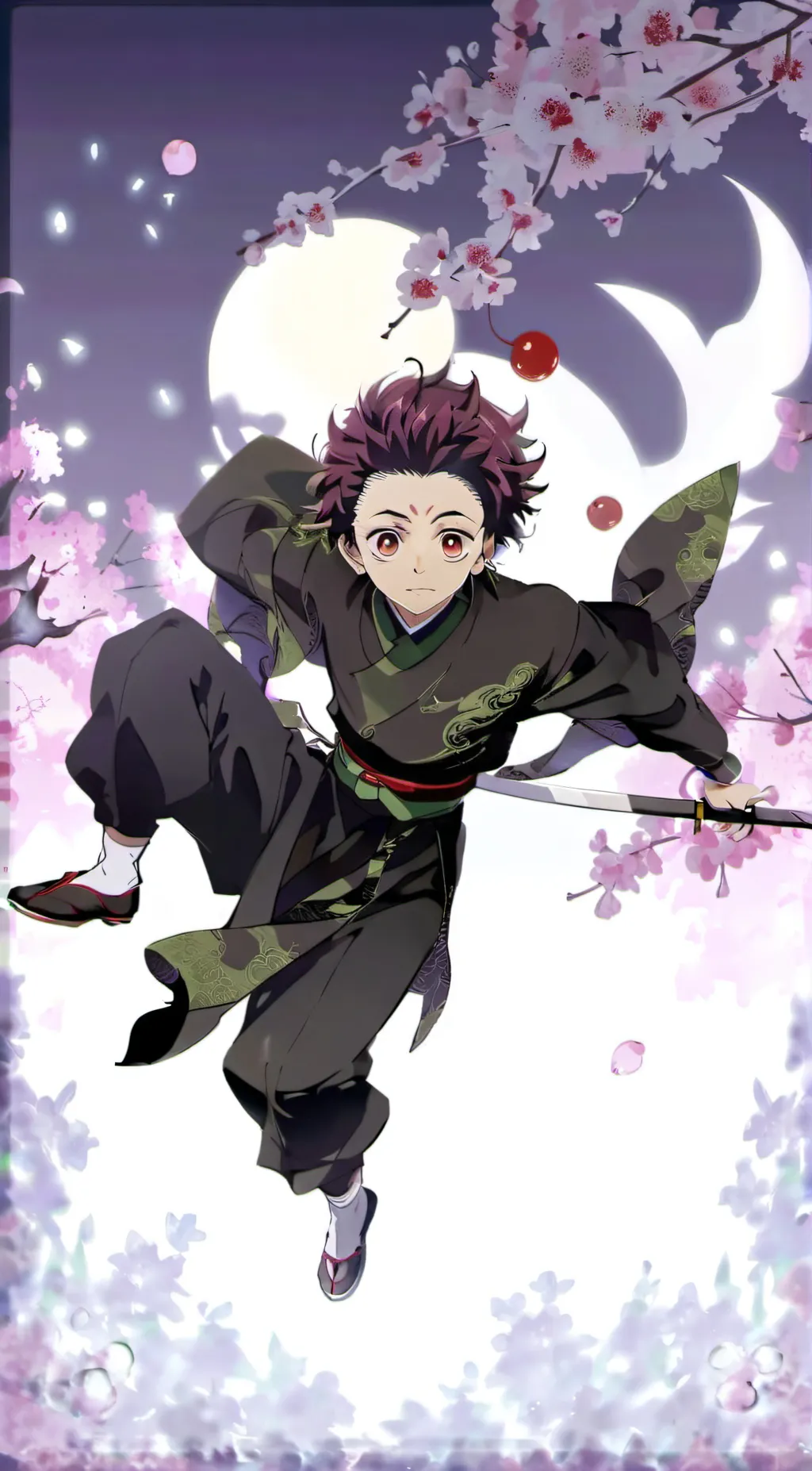 ai character: Tanjiro background