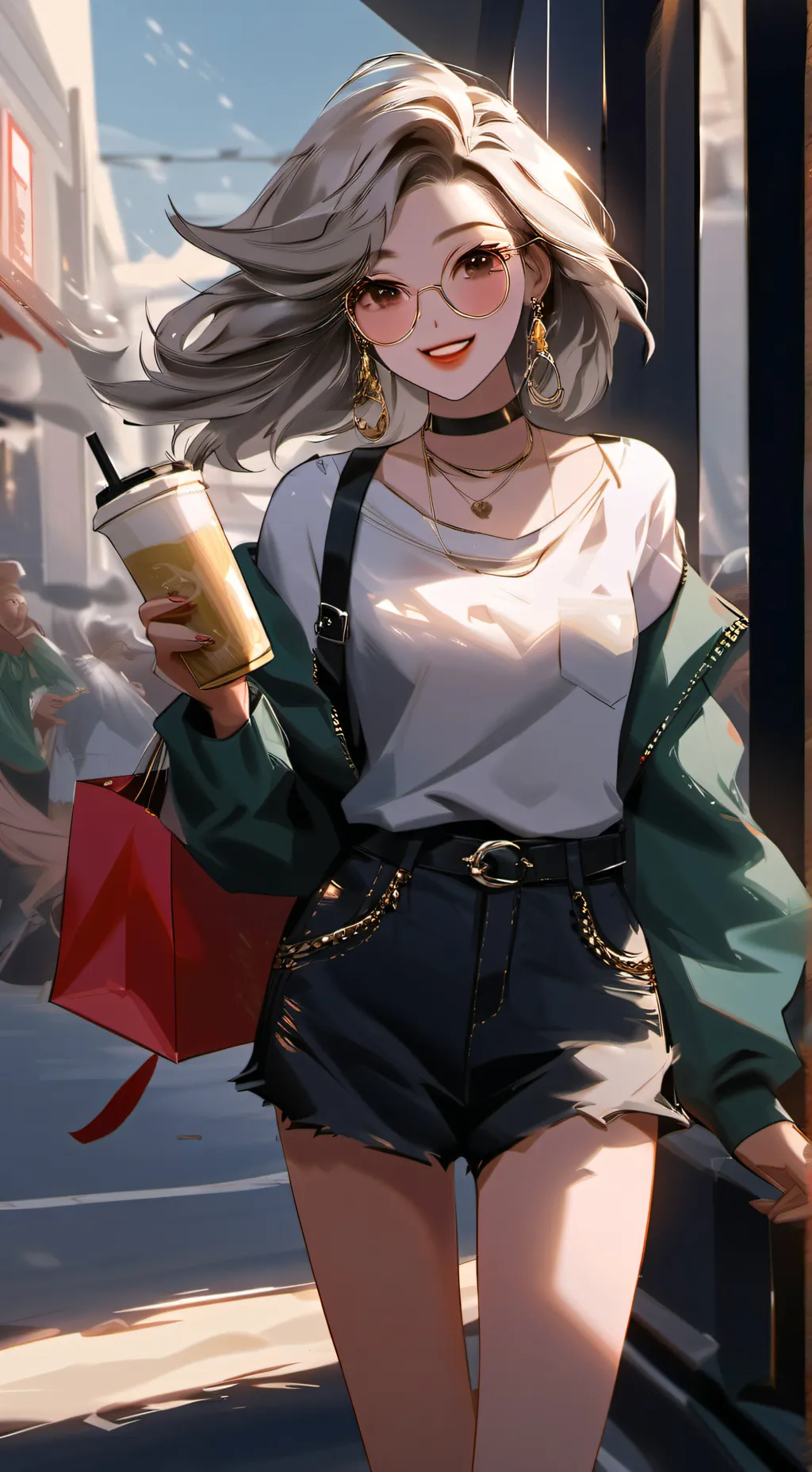 ai character: 💛Gold💛 background