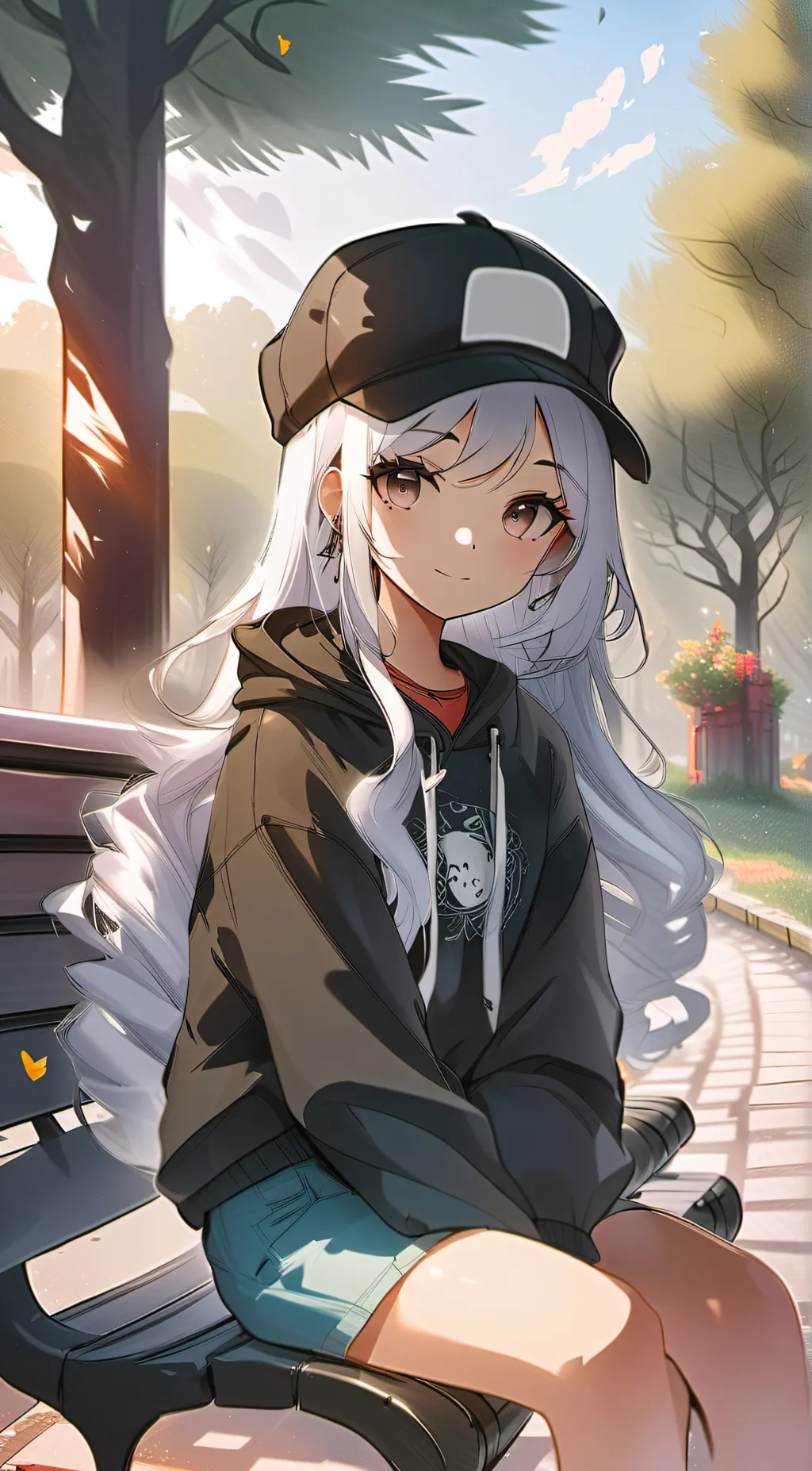 ai character: Luna background