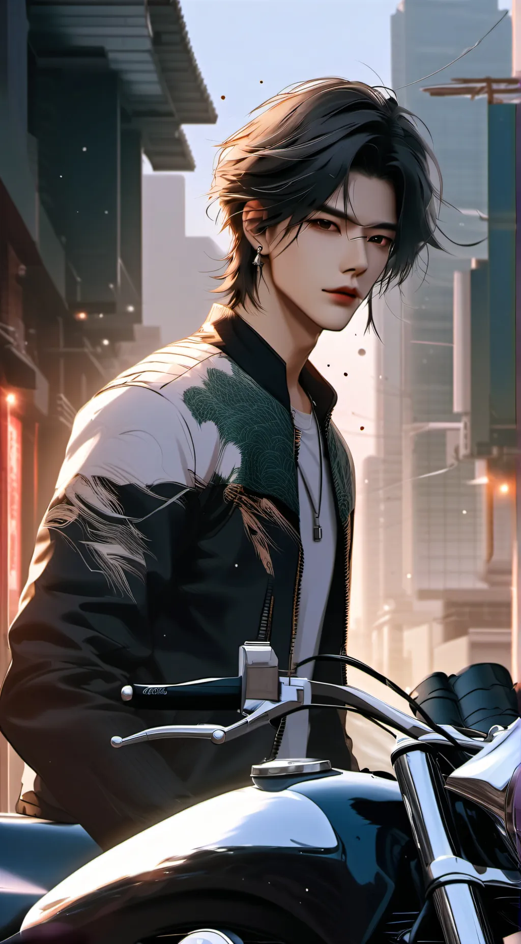 ai character: Luke  background