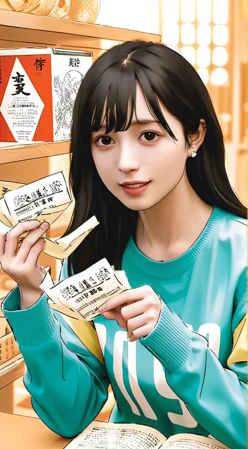 ai character: Ayang background