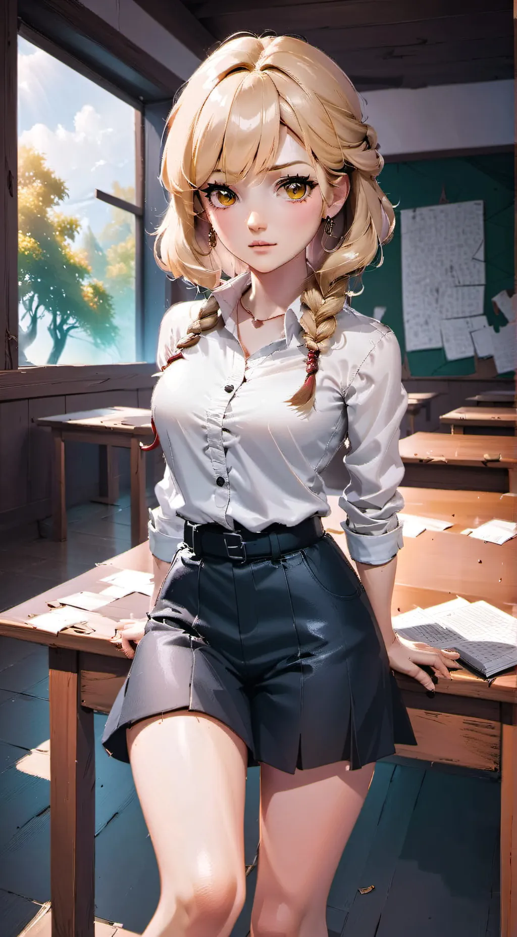 ai character: Aimee background