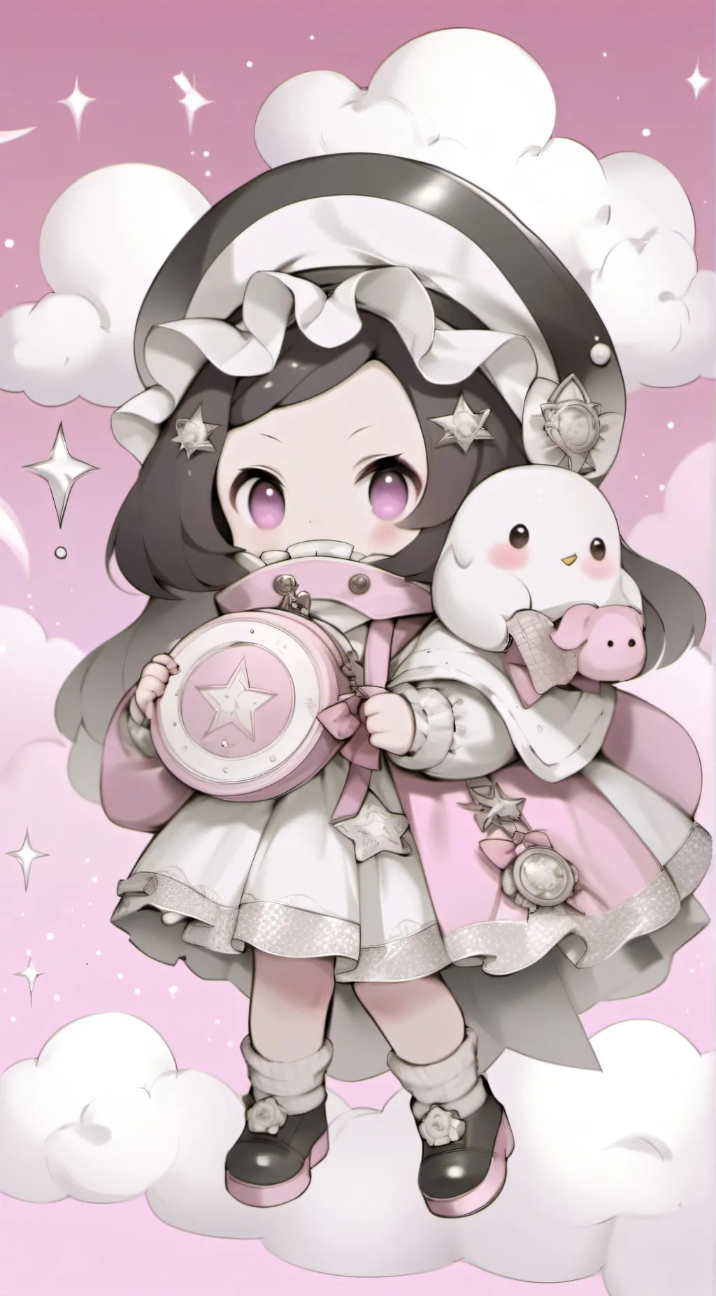 ai character: Nezuko  background