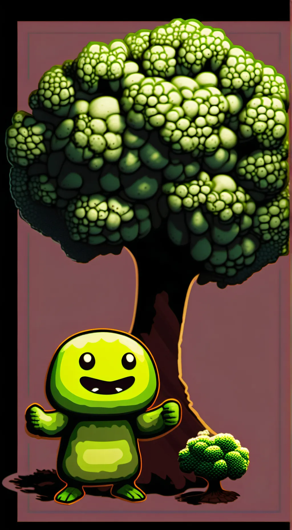 ai character: Oaktopus background