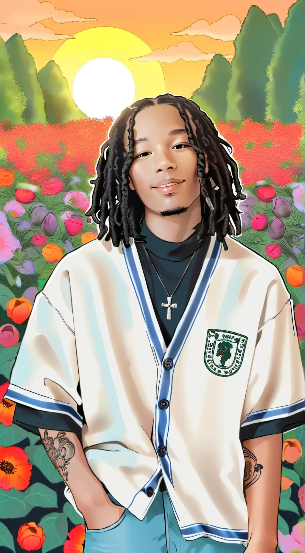 ai character: Layden background